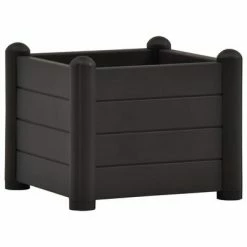 VidaXL Lit surélevé de jardin PP Anthracite 43x43x35 cm