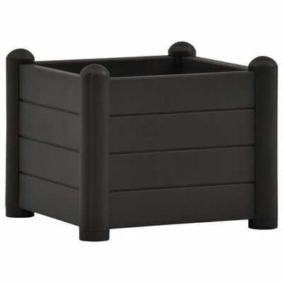 VidaXL Lit surélevé de jardin PP Anthracite 43x43x35 cm 1 VidaXL Lit surélevé de jardin PP Anthracite 43x43x35 cm