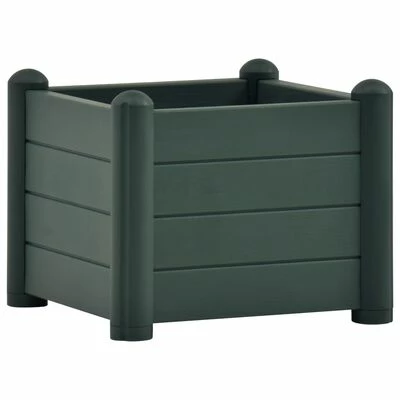 VidaXL Lit surélevé de jardin PP Vert 43x43x35 cm 1 VidaXL Lit surélevé de jardin PP Vert 43x43x35 cm