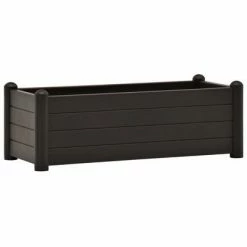 VidaXL Lit surélevé de jardin PP Anthracite 100x43x35 cm