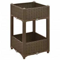 VidaXL Lit surélevé 40x40x71 cm Polypropylène