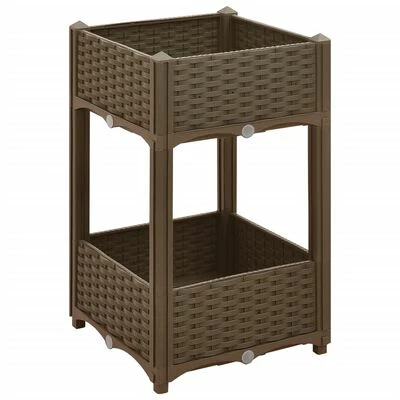 VidaXL Lit surélevé 40x40x71 cm Polypropylène 1 VidaXL Lit surélevé 40x40x71 cm Polypropylène