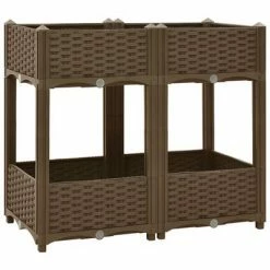 VidaXL Lit surélevé 80x40x71 cm Polypropylène