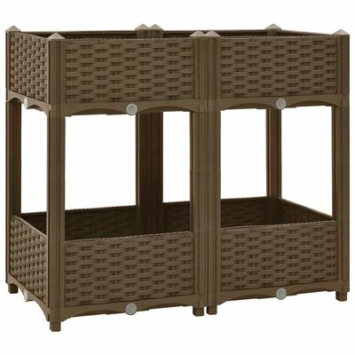 VidaXL Lit surélevé 80x40x71 cm Polypropylène 1 VidaXL Lit surélevé 80x40x71 cm Polypropylène