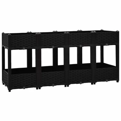 VidaXL Lit surélevé 160x40x71 cm Polypropylène 1 VidaXL Lit surélevé 160x40x71 cm Polypropylène