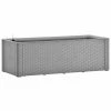 VidaXL Lit surélevé de jardin avec système d'arrosage Gris 100x43x33cm