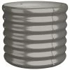 VidaXL Jardinière de jardin Acier enduit de poudre 40x40x36 cm Gris