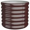 VidaXL Jardinière de jardin Acier enduit de poudre 40x40x36 cm Marron