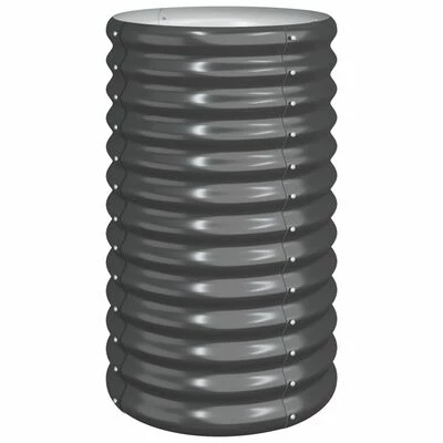 VidaXL Jardinière Acier enduit de poudre 40x40x68 cm Anthracite 1 VidaXL Jardinière Acier enduit de poudre 40x40x68 cm Anthracite