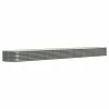 VidaXL Jardinière de jardin Acier enduit de poudre 512x80x36 cm Gris