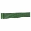 VidaXL Jardinière de jardin Acier enduit de poudre 512x80x68 cm Vert