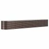 VidaXL Jardinière de jardin Acier enduit de poudre 512x80x68 cm Marron