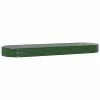 VidaXL Jardinière de jardin Acier enduit de poudre 450x140x36 cm Vert