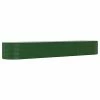VidaXL Jardinière de jardin Acier enduit de poudre 507x100x68 cm Vert
