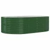 VidaXL Jardinière Vert 212x140x68 cm Acier enduit de poudre