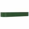 VidaXL Jardinière Vert 447x140x68 cm Acier enduit de poudre