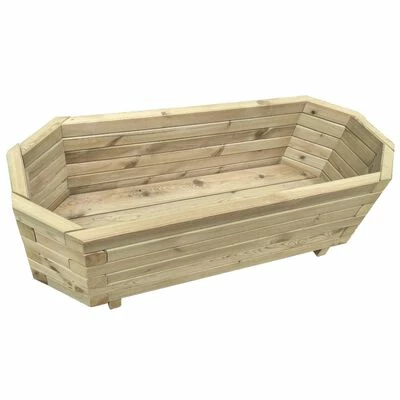 VidaXL Lit surélevé de jardin 100x40x31 cm Bois de pin imprégné 2 VidaXL Lit surélevé de jardin 100x40x31 cm Bois de pin imprégné – Image 2