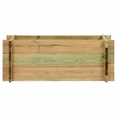 VidaXL Jardinière surélevée pour légumes Bois de pin imprégné 80 cm 2 VidaXL Jardinière surélevée pour légumes Bois de pin imprégné 80 cm – Image 2