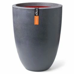 Capi Pot à fleurs Urban Smooth 26x36 cm Gris foncé