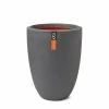 Capi Pot à fleurs Urban Smooth 36x47 cm Gris foncé