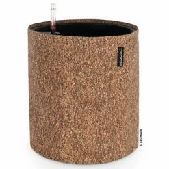LECHUZA Jardinière TRENDCOVER 32 Cork ALL-IN-ONE Naturel foncé