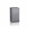 LECHUZA Jardinière CANTO Stone 30 High ALL-IN-ONE Gris pierre
