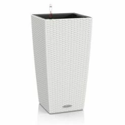 LECHUZA Jardinière CUBICO Cottage 30 ALL-IN-ONE Blanc