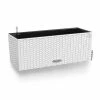 LECHUZA Jardinière BALCONERA Cottage 50 ALL-IN-ONE Blanc