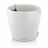 LECHUZA Jardinière CLASSICO Color 21 ALL-IN-ONE Blanc