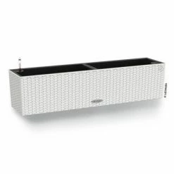 LECHUZA Jardinière BALCONERA Cottage 80 ALL-IN-ONE Blanc