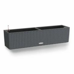 LECHUZA Jardinière BALCONERA Cottage 80 ALL-IN-ONE Granit