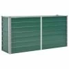 VidaXL Lit surélevé de jardin Acier galvanisé 160x40x77 cm Vert