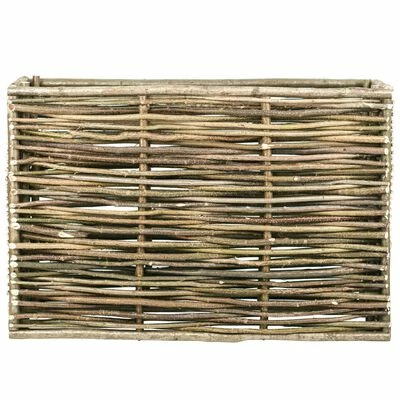 VidaXL Lit surélevé de jardin 120x40x80 cm Bois de noisetier 2 VidaXL Lit surélevé de jardin 120x40x80 cm Bois de noisetier – Image 2