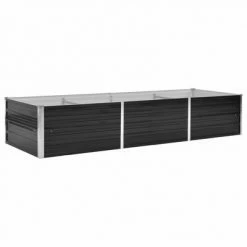 VidaXL Lit surélevé de jardin Anthracite 240x80x45 cm Acier galvanisé