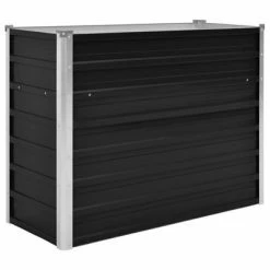VidaXL Lit surélevé de jardin Anthracite 100x40x77 cm Acier galvanisé