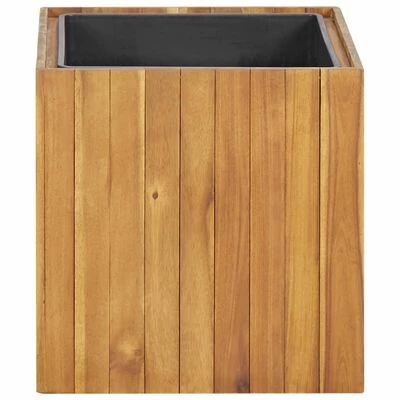 VidaXL Lit surélevé de jardin 43,5x43,5x44 cm Bois massif d'acacia 2 VidaXL Lit surélevé de jardin 43,5x43,5x44 cm Bois massif d'acacia – Image 2
