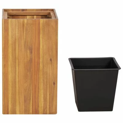 VidaXL Lit surélevé de jardin 33,5x33,5x60 cm Bois massif d'acacia 2 VidaXL Lit surélevé de jardin 33,5x33,5x60 cm Bois massif d'acacia – Image 2