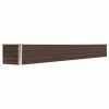 VidaXL Lit surélevé de jardin Acier galvanisé 320x40x45 cm Marron