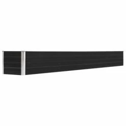 VidaXL Lit surélevé de jardin Acier galvanisé 320x40x45 cm Anthracite
