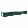 VidaXL Lit surélevé de jardin Acier galvanisé 480x80x45 cm Vert