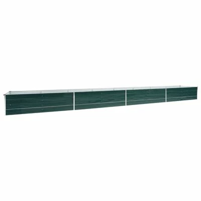 VidaXL Lit surélevé de jardin Acier galvanisé 600x80x45 cm Vert 1 VidaXL Lit surélevé de jardin Acier galvanisé 600x80x45 cm Vert
