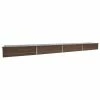 VidaXL Lit surélevé de jardin Acier galvanisé 600x80x45 cm Marron