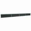 VidaXL Lit surélevé de jardin Acier galvanisé 600x80x45 cm Anthracite
