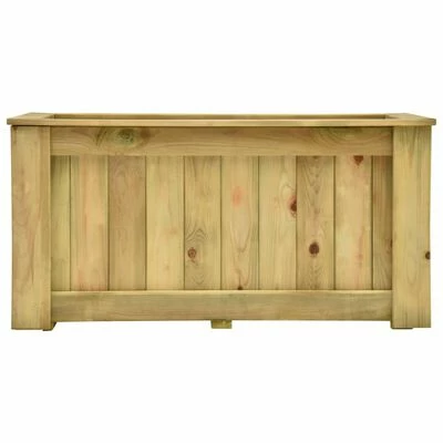 VidaXL Jardinière surélevée 100x50x50 cm Bois de pin imprégné 2 VidaXL Jardinière surélevée 100x50x50 cm Bois de pin imprégné – Image 2
