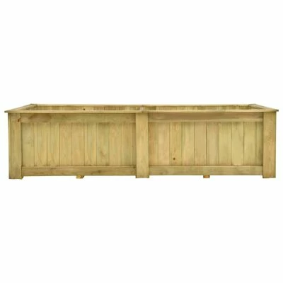 VidaXL Jardinière surélevée 196x100x50 cm Bois de pin imprégné 2 VidaXL Jardinière surélevée 196x100x50 cm Bois de pin imprégné – Image 2