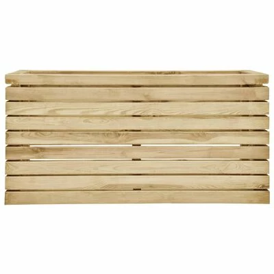 VidaXL Lit surélevé 100x50x50 cm Bois de pin imprégné 2 VidaXL Lit surélevé 100x50x50 cm Bois de pin imprégné – Image 2