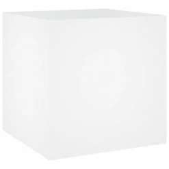 VidaXL Jardinière Blanc 40x40x40 cm Bois d'Ingénierie
