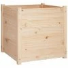 VidaXL Jardinière 60x60x60 cm Bois de pin massif