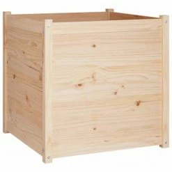 VidaXL Jardinière d'extérieur 70x70x70 cm Bois de pin massif