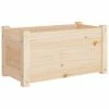 VidaXL Jardinière 60x31x31 cm Bois de pin massif